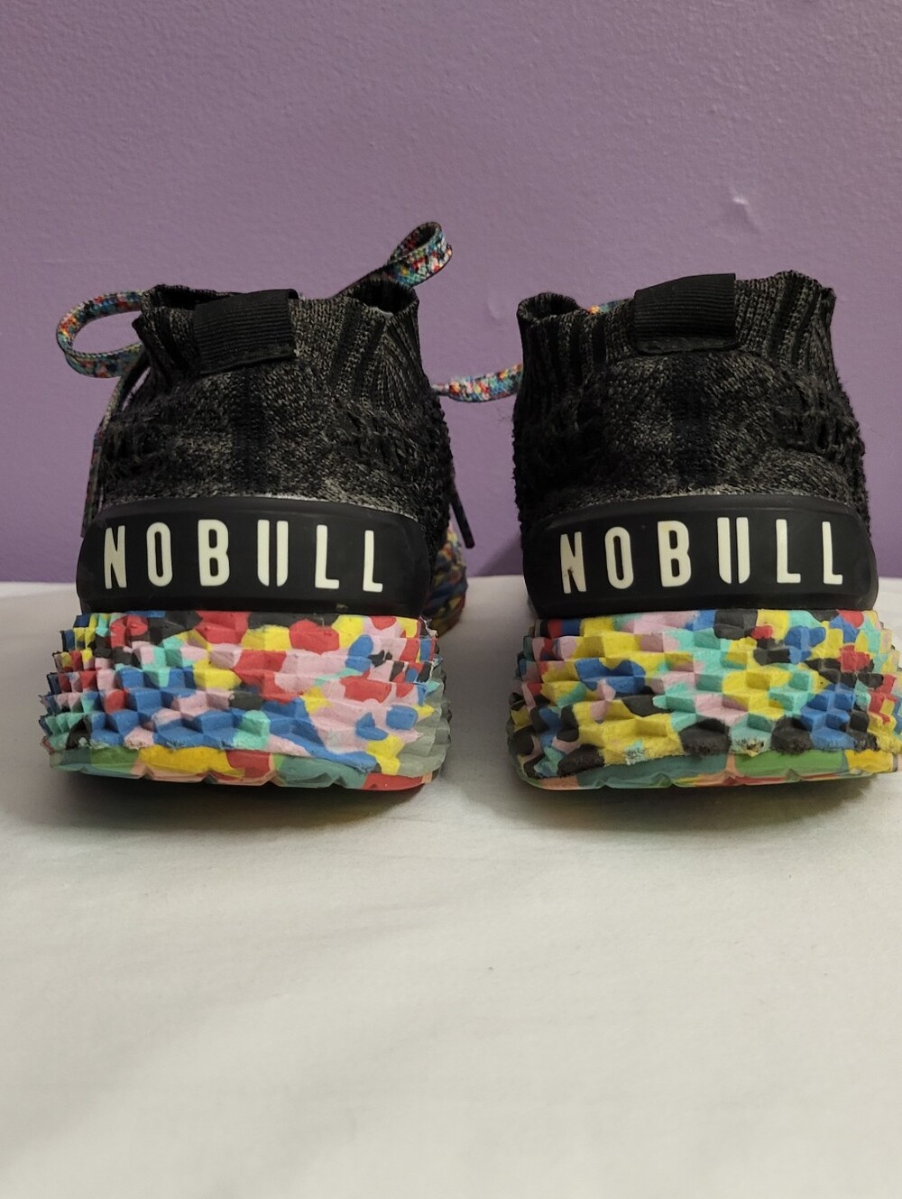 Colorful NOBULL Wild Runners All Day Knit Sneakers Slip-on Shoes Unisex Mens 8.5 - Picture 6 of 14